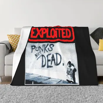 The Exploited Punks Not Dead Album Image Blanket Autumn Sofa Bed Anti-Pilling Faux Fur Throw Home Decotation - Изображение 1  