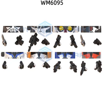 The Wrecker Crosshair Tech Капитан Рекс Коди Джеси модел блокове MOC тухли комплект подаръци играчки за деца WM6095 - Изображение 1  