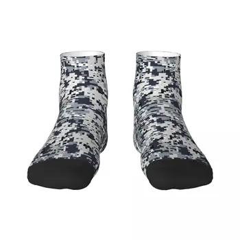 Urban Style Digital Camo Dress Socks for Men Women Warm Fashion Novelty Army Tactical Camouflage Crew Socks - Изображение 1  
