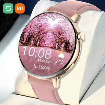 Xiaomi Mijia Дамски смарт часовник Bluetooth повикване на цял екран докосване водоустойчив часовник дами сърдечен ритъм здраве монитор смарт часовник - Изображение 1  