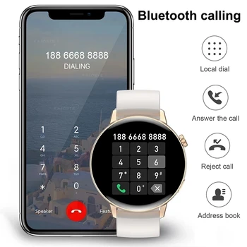 Xiaomi Mijia Дамски смарт часовник Bluetooth повикване на цял екран докосване водоустойчив часовник дами сърдечен ритъм здраве монитор смарт часовник - Изображение 2  