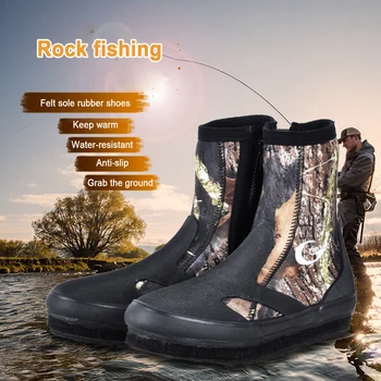Yonsub Рок риболов обувки за жени мъже лято против хлъзгане нарязани устойчиви обувки за открит риболов къмпинг - Изображение 1  