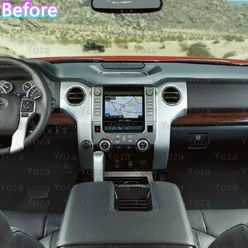 Yoza Carplay Car Radio за Toyota Tundra 2014-2019 Qualcomm процесор Android11 стерео мултимедиен плейър навигация 4G WIFI GPS - Изображение 2  