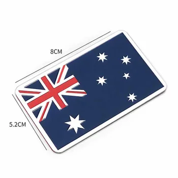 Австралия кола стикер национален флаг броня значка Decal кола тялото декорация (правоъгълна) - Изображение 2  