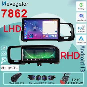 Автомобилна GPS навигация 7862 За Volvo S60 V60 2008-2020 LHD RHD Android Auto Car Radio Video Player 5G Wifi Мултимедия No 2din DVD - Изображение 1  