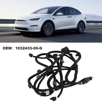  Автомобилна предна броня PDC кабел Паркинг сензор окабеляване Резервни части за Tesla Model X 2016-2019 1032433-00-G - Изображение 2  