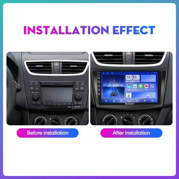 Автомобилно радио за Suzuki SWIFT 2010-2016 2Din Android Octa Core Car Stereo DVD GPS навигационен плейър Мултимедия Android Auto Carplay - Изображение 2  