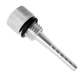 Алуминиева магнитна масломерна щека магнитна масломерна щека за инверторен двигател Predator 3500W с О-пръстен - сребро - Изображение 1  