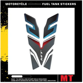 Винил Mt 07 стикери мотоциклет резервоар Decal лента лого комплект за Yamaha Mt 07 Mt07 2022 2021 2023 - Изображение 2  