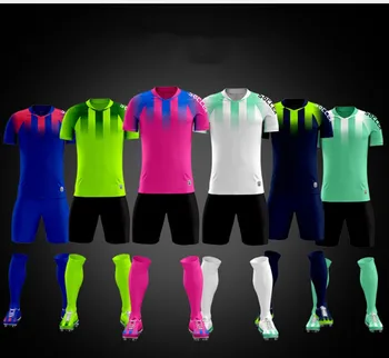 Възрастен дете футбол Джърси персонализирате футбол униформа ризи мъже футзал спортно облекло комплект жени обучение анцуг спортен костюм дрехи - Изображение 1  