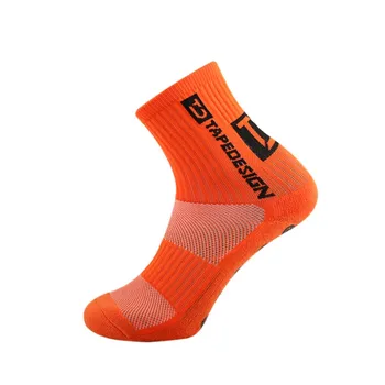 Дишащи мъжки футболни чорапи против хлъзгане, удебелени силиконови тренировъчни чорапи за тенис бягане Пешеходен туризъм Short барел - Изображение 2  