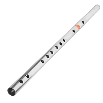  духов инструмент от неръждаема стомана флейта детски музикални инструменти китайски традиционен - Изображение 1  