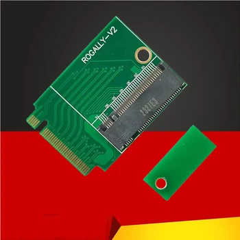 За Rogally SSD адаптер Handheld Transfer Board PCIE4.0 90 градуса M.2 Transfercard за Rog Ally SSD Memory Card Riser Converter - Изображение 1  