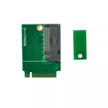 За Rogally SSD адаптер Handheld Transfer Board PCIE4.0 90 градуса M.2 Transfercard за Rog Ally SSD Memory Card Riser Converter - Изображение 2  