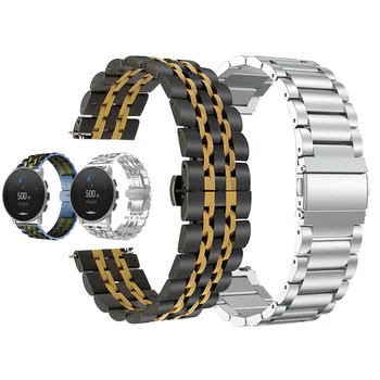 За Suunto 9 Peak Watch Класически метален каишка лента маншет лента за часовник от неръждаема стомана гривна колан замяна аксесоари - Изображение 1  