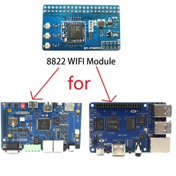 За банан Pi RT8822CS V1.0 разширителна платка 802.11 A / B / G / N / AC 2T2R WiFi + BT5.0 SDIO модул поддържа BPI-M5 и BPI-F2P - Изображение 1  