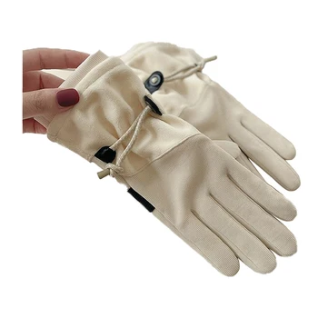  Издръжливи и удобни ски ръкавици с пълен пръст Ръкавици за зимни спортове със сензорен екран Антихлъзгащ се полиестерен материал - Изображение 2  