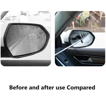Инструмент за почистване на прозорци Многофункционален прибиращ се автомобил огледало за обратно виждане Четка за чистачки Почистващ препарат за стъкло - Изображение 2  