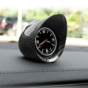  Интериор на автомобила Украшение Часовник SUV Автомобилна конзола Автомобилен часовник Електронна подсветка Декор Аксесоари Високопрецизен мини часовник - Изображение 1  