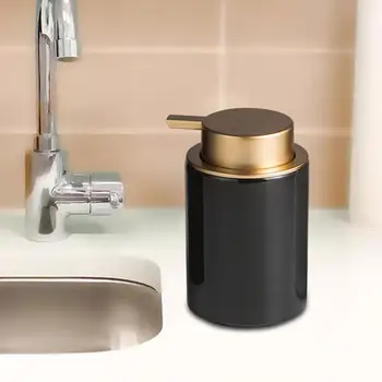 Керамичен дозатор за сапун Празна помпа бутилка лосион дозатор за настолен домашен шампоан лосион - Изображение 2  