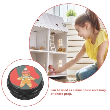 Кутии за подаръци Аксесоари за къщи Миниатюрна сцена Модел Candy Jar Kids Pretend Play Toy Decor Аксесоар Prop - Изображение 2  