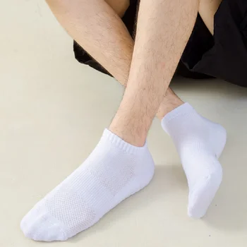 Къси баскетболни чорапи за възрастни Комплект вълнени чорапи за лодки (5 чифта/пакет) - Изображение 1  