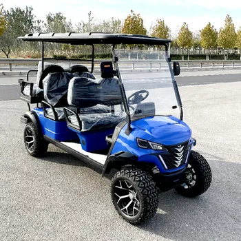  литиева батерия електрически лов офроуд превозно средство 6-местен отдих превозно средство електрически голф количка поддържа персонализирани цветове - Изображение 1  