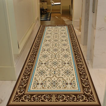 Луксозна Бохемия бегач килим персийски кухненски постелки за етаж против хлъзгане миещи ретро дълъг килим нощно легло мат коридор баня мат - Изображение 1  