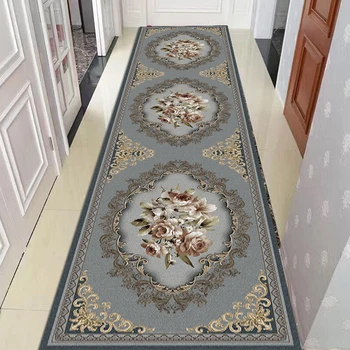 Луксозна Бохемия бегач килим персийски кухненски постелки за етаж против хлъзгане миещи ретро дълъг килим нощно легло мат коридор баня мат - Изображение 2  