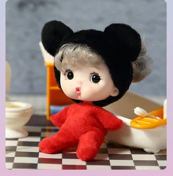 Мама град симулация принцеса кукли играчка мини сладък спящ бебе серия кукла карикатура животински играчка за деца Kawaii кукли подарък - Изображение 2  