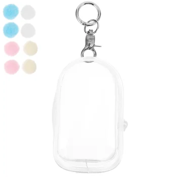 Мини чанта за съхранение с ключодържател Clear Display Case Keychain Mini Figurine Bag - Изображение 2  