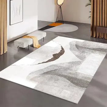 Модерни луксозни килими за декорация на хола Начало Bedrooom килим голям размер фоайе килим постелки абстрактен дизайн маса килим - Изображение 1  