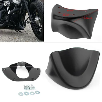 Мотоциклет Front Chin Spoiler Air Dam Обтекател за Harley Dyna FXD FXDB 2006 2007 2008 2009 2010 2011-2015 Матово черно ABS пластмаса - Изображение 1  