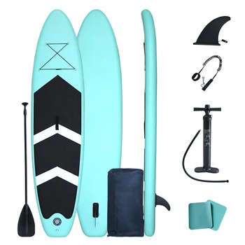Надуваема дъска за гребло Surfboard с аксесоар чанта за носене Надуваема дъска Неплъзгаща се палуба гребло 3.2M Sup Board - Изображение 1  
