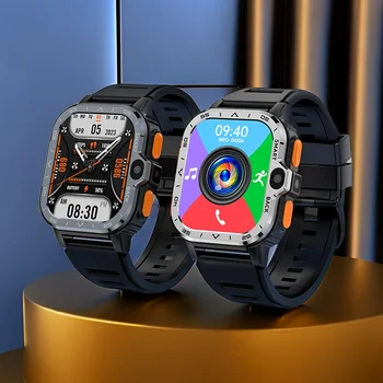 Нов 4G Net Smart Watch Мъже Кръг Android 8.1 Smartwatch Телефон 800 mAh GPS Wifi SIM 8MP камера Видео разговор Спорт APP Инсталация - Изображение 1  