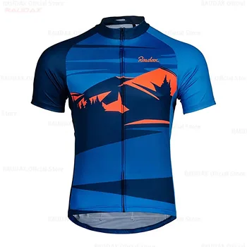 Нова 2024 колоездачна фланелка лятна велосипедна риза MTB върхове дигитален печат велосипедно облекло Pro Team къс ръкав мъжки колоездачни облекла - Изображение 1  