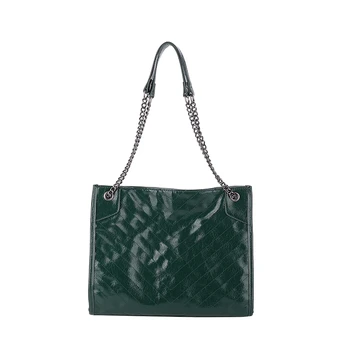 Нова тенденция мода PU кожа женски дизайнер рамо чанта прости случайни голям капацитет Crossbody чанти плътен цвят жени чанта. - Изображение 1  