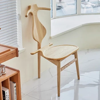 парти ергономичен стол за хранене Readingr италиански модерен спалня стол суета Nordic Poltrone да Salotto дизайнерски мебели LJX40XP - Изображение 1  
