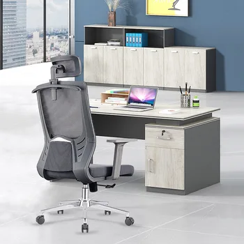 Персонализиран 2022 Нов офис стол Ергономичен компютър стол семейство въртящи повдигане лък окото стол сив безшумен инвалидна количка стол - Изображение 2  
