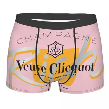 Персонализирана шампанско Champers Боксерки Шорти Мъжки шампери Слипове Бельо Смешни долни гащи - Изображение 1  