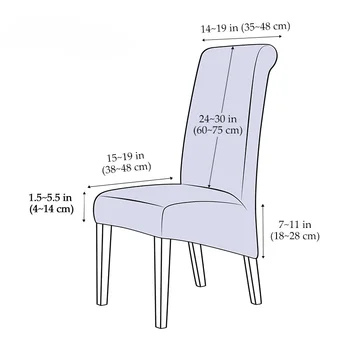  Регулируем стол с висока облегалка Банкет жакардови столове Спандекс капак Калъфи за седалки 2023 Трапезария Хотел Дом 2023 - Изображение 2  