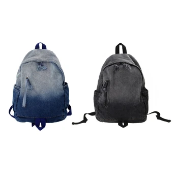 Реколта Daypack голям капацитет раница ученическа чанта раница за ежедневно носене - Изображение 1  