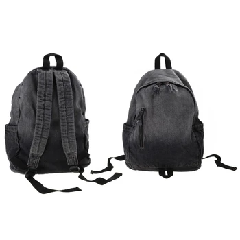 Реколта Daypack голям капацитет раница ученическа чанта раница за ежедневно носене - Изображение 2  