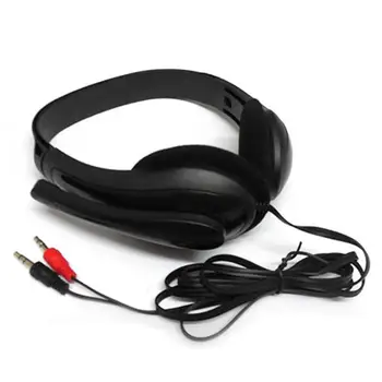 С микрофонни слушалки за компютърен геймър стерео стерео слушалки кабелен режим монтирани на главата геймърски слушалки - Изображение 2  