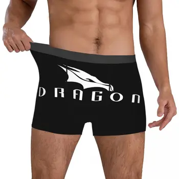 Секси боксерки Гащи Слипове Мъж Spacex Dragon бельо Меки долни гащи за Homme - Изображение 2  