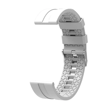 силиконов маншет колан за MibroWatch X1 спортен часовник мека каишка контур гривна - Изображение 2  
