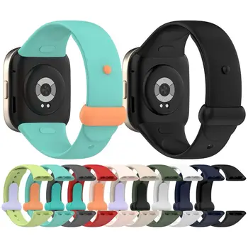 силиконова каишка за Redmi Watch 3Watchbands Заместваща гривна за Redmi Watch3 маншет Correa каишка двоен цвят аксесоари - Изображение 2  