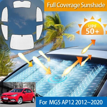  Слънце с пълно покритие за MG5 MG 5 GT Sedan AP12 2012 ~ 2020 2019 Слънцезащита Авто аксесоари Стикери за прозорци Сенник - Изображение 1  
