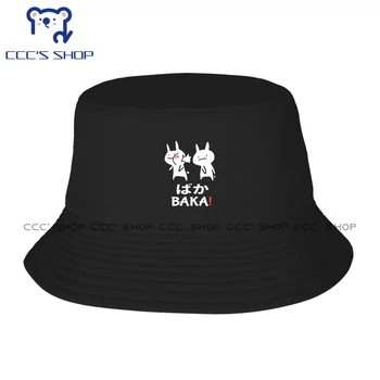 Смешни Японки Аниме Бака Заек Шамар Otaku подарък P Бейзболна шапка Snapback капачки плетена шапка - Изображение 1  