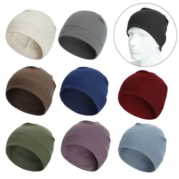 Топло сгъстяване Зимна шапка Мода Мека Колоездене Тюрбан шапка Headwrap Боне Жени Мъже - Изображение 1  